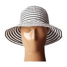 Accesorii Femei LAUREN Ralph Lauren Poly Striped Signature Grosgrain Bucket Hat PearlBlack