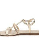 Incaltaminte Femei Italian Shoemakers Jeweled Gladiator Sandal Gold