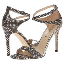 Via Spiga Tiara Black White Dot Print Snake