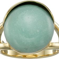 Cole Haan Round Stone Ring Gold/Amazonite/Green