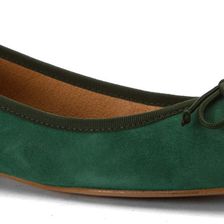 Corso Como Recital Dark Green Kid Suede