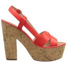 Incaltaminte Femei Diane Von Furstenberg Raleigh Electric Tangerine Vacchetta
