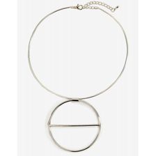 Bijuterii Femei CheapChic Geometric Double Wire Choker Met Slvr