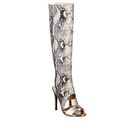 Incaltaminte Femei GUESS Condolan Tall Cutout Boots natural multi fabric