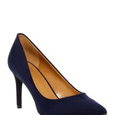 Incaltaminte Femei 14th Union Pointed Toe Heel NAVY FAUX SUEDE