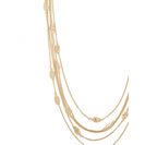 Bijuterii Femei Forever21 Leaf Charm Layered Necklace Gold