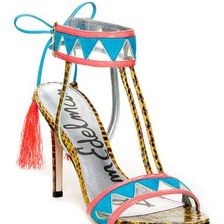 Incaltaminte Femei Sam Edelman Sadie T-Strap Pump BLUE-GOLD-PINK