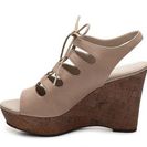 Incaltaminte Femei Franco Sarto Sunitha Wedge Sandal Beige