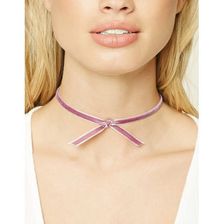 Bijuterii Femei Forever21 Velvet Bow Choker Mauve