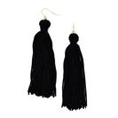 Bijuterii Femei Forever21 Tassel Drop Earrings Black