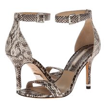 Michael Kors Natasia Natural Palladium Genuine Snake