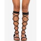 Incaltaminte Femei CheapChic Leann-148 Get Braided Gladiator Black