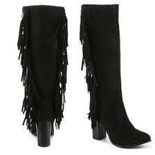 Incaltaminte Femei Luichiny News Worthy Western Boot Black