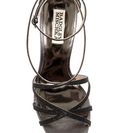 Incaltaminte Femei Badgley Mischka Lee Glitter Sandal BLACK FAB