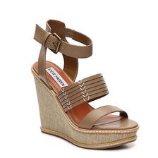 Incaltaminte Femei Steve Madden Dima Wedge Sandal Taupe