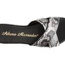 Incaltaminte Femei Athena Alexander Tempo Snake Wedge Sandal BlackGrey