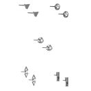 Bijuterii Femei GUESS Silver-Tone Logo Stud Earrings Set silver