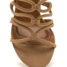Incaltaminte Femei CheapChic Loop There It Is Caged Stiletto Heels Camel