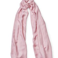 Ralph Lauren RL Silk-Wool Scarf Ballet Pink