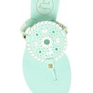 Incaltaminte Femei Jack Rogers Georgica Jelly Sandal MINT-WHITE