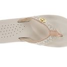 Incaltaminte Femei Michael Kors Gage Flip Flop Vanilla