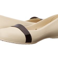 Crocs New Commuter Plain Strap Flat Stucco/Black