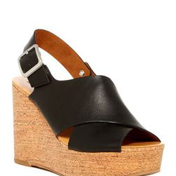 Incaltaminte Femei BC Footwear Cougar II Wedge Sandal BLACK