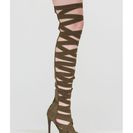 Incaltaminte Femei CheapChic X\'s And Oohs Gladiator Heels Olive