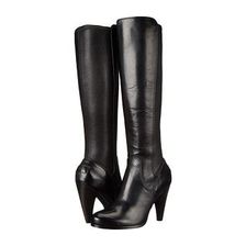 Incaltaminte Femei Frye Mikaela Stretch Tall Black Smooth Vintage Leather