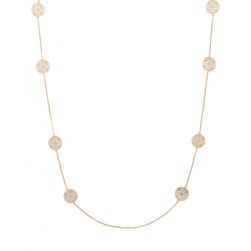Bijuterii Femei Forever21 Medallion Chain Necklace Gold