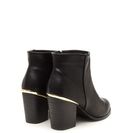 Incaltaminte Femei CheapChic Sleek In The City Chunky Booties Black