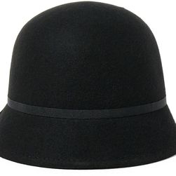 Ralph Lauren Felted Wool Cloche Black