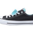 Incaltaminte Femei Converse Chuck Taylorreg All Starreg Double Tongue Color Plus Ox BlackAegean AquaWhite