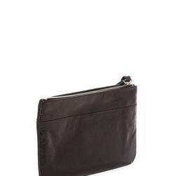 Accesorii Femei Hobo Carley Leather Zip Wristlet BLACK