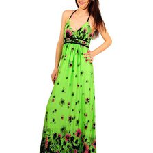 Rochie verde, cu bretele impletite, Sunny Days, RVL