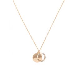Bijuterii Femei Forever21 Circle Pendant Necklace Goldclear