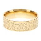 Bijuterii Femei Savvy Cie 14K Yellow Gold Plated Stainless Steel Lords Prayer Band Ring yellow
