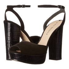 Via Spiga Varsha Black/Black Kid Suede