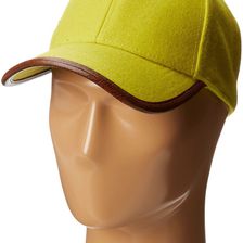 San Diego Hat Company CTH3700 Wool Cap with Faux Leather Trim Citron
