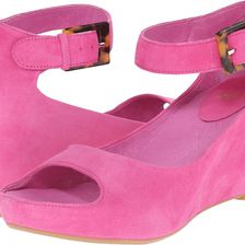 Johnston & Murphy Tricia Ankle Strap Azalea Kid Suede