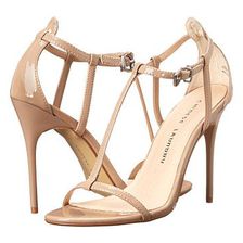 Incaltaminte Femei Chinese Laundry Leo T Strap Sandal Nude Patent