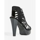 Incaltaminte Femei CheapChic Table-15 Heart Breaker Bootie Black