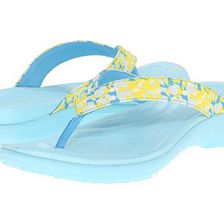 Incaltaminte Femei Crocs Capri V Deco Flip Ice Blue