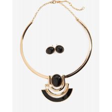 Bijuterii Femei CheapChic Geo Pendant Boho Accent Necklace Black