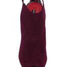 Incaltaminte Femei Charles Jourdan Felix Slingback Stiletto Mule WINE SUEDE
