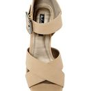 Incaltaminte Femei Michael Antonio Gratia Wedge Sandal Natural