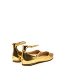 Incaltaminte Femei CheapChic Make It A Point Metallic Flats Gold