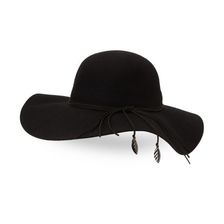 Accesorii Femei BCBGeneration Charming Felt Wool Floppy Hat Black