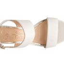 Incaltaminte Femei Jessica Simpson Jeisha Leather Wedge Sandal White