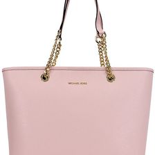 Michael Kors Jet Set Top Zip Saffiano Leather Tote - Blossom N/A